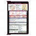  Folding Memo - WhiteCoat Clipboard® - Wine Edición médica