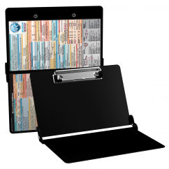WhiteCoat Clipboard® - Black Neonatal Edition