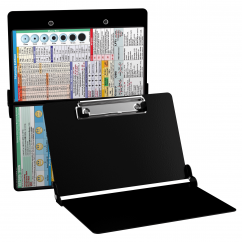 WhiteCoat Clipboard® - Black Nursing Edition