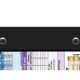 WhiteCoat Clipboard® - Black Pediatric Infant Edition