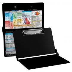 WhiteCoat Clipboard® - Black Veterinary Medicine Edition
