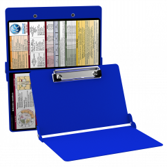  WhiteCoat Clipboard® - Blue Edición médica