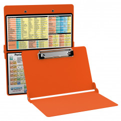 WhiteCoat Clipboard® - Orange Chemistry Edition
