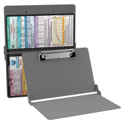 WhiteCoat Clipboard® - Silver Pediatric Infant Edition