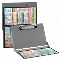 WhiteCoat Clipboard® - Silver Physical Therapy Edition