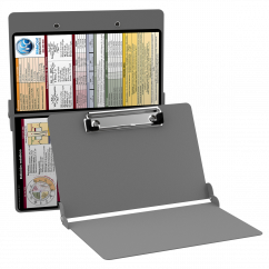  WhiteCoat Clipboard® - Silver Edición médica