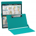 WhiteCoat Clipboard - Teal Canine Edition