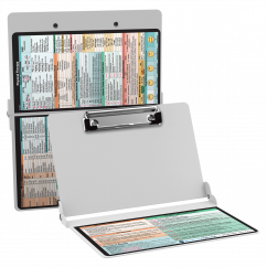 WhiteCoat Clipboard® - White Physical Therapy Edition