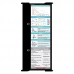 WhiteCoat Clipboard® Trifold - Black Cardiology Edition