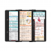 WhiteCoat Clipboard® Trifold - Black Cardiology Edition