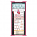 WhiteCoat Clipboard® Trifold - Pink Cardiology Edition