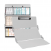 WhiteCoat Clipboard® Trifold - White Cardiology Edition