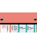 WhiteCoat-Clipboard®-Trifold - Coral EMT Edition