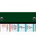 WhiteCoat-Clipboard®- Trifold - Green EMT Edition