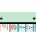 WhiteCoat Clipboard® Trifold - Mint EMT Edition