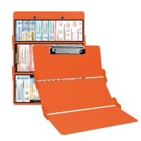WhiteCoat Clipboard® Trifold - Orange EMT Edition
