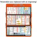 WhiteCoat Clipboard® Trifold - Orange EMT Edition