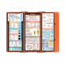 WhiteCoat Clipboard® Trifold - Orange EMT Edition