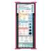 WhiteCoat Clipboard® Trifold - Pink EMT Edition