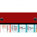 WhiteCoat Clipboard® Trifold - Red EMT Edition