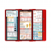 WhiteCoat Clipboard® Trifold - Red EMT Edition