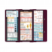 WhiteCoat Clipboard® Trifold - Wine EMT Edition