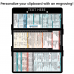 WhiteCoat Clipboard® Trifold - Black Pharmacy Edition
