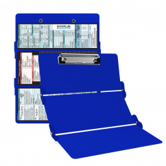 WhiteCoat Clipboard® Trifold - Blue Pharmacy Edition