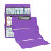 WhiteCoat Clipboard® Trifold - Lilac Pharmacy Edition
