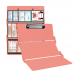 WhiteCoat Clipboard® Trifold - Coral Respiratory Therapy Edition