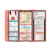 WhiteCoat Clipboard® Trifold - Coral Respiratory Therapy Edition