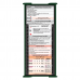 WhiteCoat Clipboard® Trifold - Green Respiratory Therapy Edition