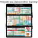 WhiteCoat Clipboard® Trifold - Blackout Veterinary Medicine Edition
