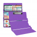 WhiteCoat Clipboard® Trifold - Lilac Veterinary Medicine Edition