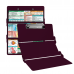WhiteCoat Clipboard® Trifold - Wine Veterinary Medicine Edition