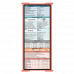 WhiteCoat Clipboard® Trifold - Coral Medical Edition