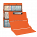 WhiteCoat Clipboard® Trifold - Orange Medical Edition