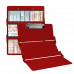 WhiteCoat Clipboard® Trifold - Red Medical Edition
