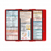WhiteCoat Clipboard® Trifold - Red Medical Edition