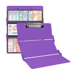 WhiteCoat Clipboard® Trifold - Lilac Medical Edition