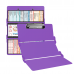 WhiteCoat Clipboard® Trifold - Lilac Medical Edition
