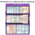 WhiteCoat Clipboard® Trifold - Lilac Medical Edition
