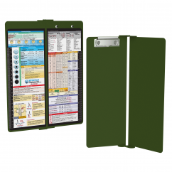 WhiteCoat Clipboard® Vertical - Army Green Nursing Edition