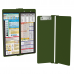 WhiteCoat Clipboard® Vertical - Army Green Nursing Edition
