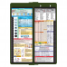 WhiteCoat Clipboard® Vertical - Army Green Nursing Edition