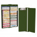 WhiteCoat Clipboard® Vertical - Army Green Pediatric Edition