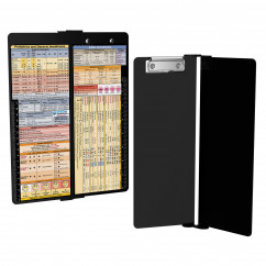WhiteCoat Clipboard® Vertical - Black Anesthesia Edition