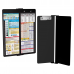 WhiteCoat Clipboard® Vertical - Black Nursing Edition