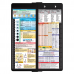 WhiteCoat Clipboard® Vertical - Black Nursing Edition