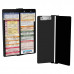 WhiteCoat Clipboard® Vertical - Black Pediatric Edition